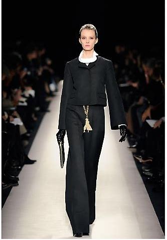 ysl black velvet pant suit|ysl saint laurent trousers.